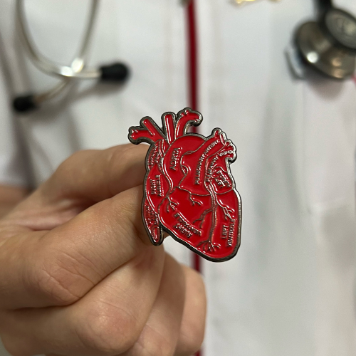 Anatomic heart pin