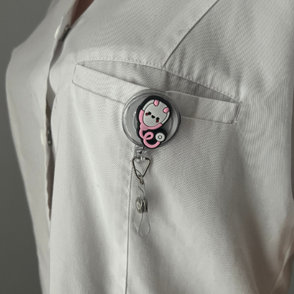 Ecuson stetoscop pink